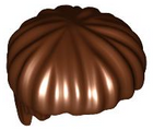 LEGO® los onderdeel Haar in kleur Roodachtig Bruin x219