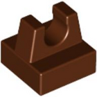 LEGO® los onderdeel Tegel Aangepast Roodachtig Bruin 2555