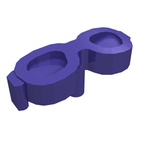 Plaatje in Gallery viewer laden, LEGO® los onderdeel Friends in kleur Donkerpaars 93080l