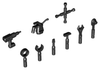 LEGO® los onderdeel Accessoire in kleur Zwart 11402