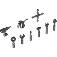 LEGO® los onderdeel Accessoire in kleur Zwart 11402