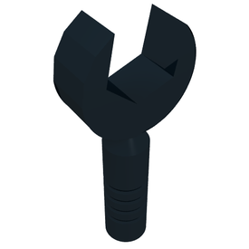 LEGO® los onderdeel Accessoire in kleur Zwart 11402g