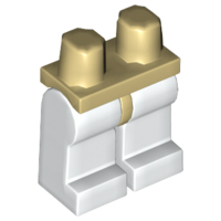 LEGO® los onderdeel Benen in kleur Geelbruin 970c01