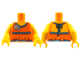 LEGO® los onderdeel Lijf met Motief Oranje 973pb0638c01