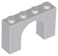 LEGO® los onderdeel Steen Boog Licht Blauwachtig Grijs 6182