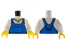 Plaatje in Gallery viewer laden, LEGO® los onderdeel Lijf met Motief Wit 973pb0649c01