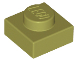 Plaatje in Gallery viewer laden, LEGO® los onderdeel Plaat Algemeen in kleur Olijfgroen 3024