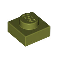 Plaatje in Gallery viewer laden, LEGO® los onderdeel Plaat Algemeen in kleur Olijfgroen 3024