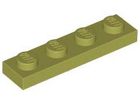 LEGO® los onderdeel Plaat Algemeen in kleur Olijfgroen 3710