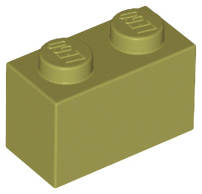 LEGO® los onderdeel Steen in kleur Olijfgroen 3004