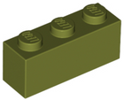 LEGO® los onderdeel Steen in kleur Olijfgroen 3622