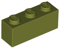 LEGO® los onderdeel Steen in kleur Olijfgroen 3622