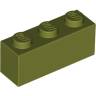LEGO® los onderdeel Steen in kleur Olijfgroen 3622