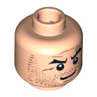 Plaatje in Gallery viewer laden, LEGO® los onderdeel Hoofd in kleur Lichte Noga 3626pb0077