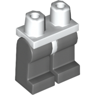 LEGO® los onderdeel Benen in kleur Wit 970c85