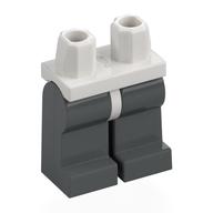 LEGO® los onderdeel Benen in kleur Wit 970c85