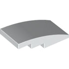 LEGO® los onderdeel Dakpan Gebogen in kleur Wit 93606