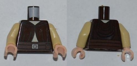 LEGO® onderdeel Lijf met Motief Donker Bruin 973pb0967c01