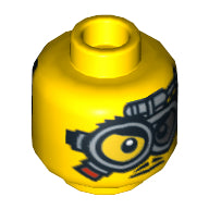 Plaatje in Gallery viewer laden, LEGO® los onderdeel Hoofd in kleur Geel 3626cpb0771