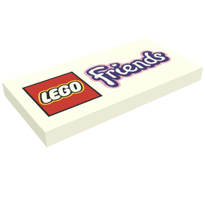 LEGO® los onderdeel Tegel met Motief Wit 87079pb0133