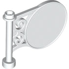 LEGO® los onderdeel Verkeersbord in kleur Wit 13459