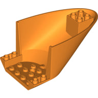 Plaatje in Gallery viewer laden, LEGO® los onderdeel Vliegtuig in kleur Oranje 87616