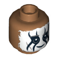 Plaatje in Gallery viewer laden, LEGO® los onderdeel Hoofd in kleur Medium Noga 3626cpb0944