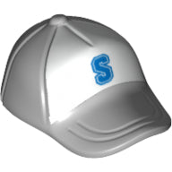 LEGO® Hoofddeksels Licht Blauwachtig Grijs 93219pb05