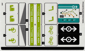 LEGO® stickervel set 60337-1 Express Passenger Train