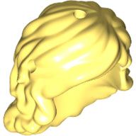 Plaatje in Gallery viewer laden, LEGO® los onderdeel Haar in kleur Helder Lichtgeel 92256