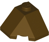 LEGO® los onderdeel Wig in kleur Donker Bruin 13548