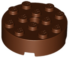 LEGO® los onderdeel Steen Rond Roodachtig Bruin 87081