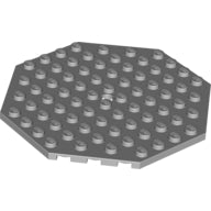 Plaatje in Gallery viewer laden, LEGO® Plaat Aangepast Licht Blauwachtig Grijs 89523