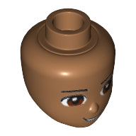 Plaatje in Gallery viewer laden, LEGO® los onderdeel Hoofd in kleur Medium Noga 14014