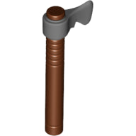 Plaatje in Gallery viewer laden, LEGO® los onderdeel Wapen Roodachtig Bruin 13571pb01
