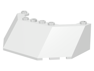 LEGO® los onderdeel Voorruit in kleur Wit 62576