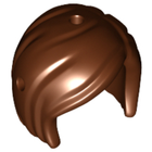 LEGO® los onderdeel Haar in kleur Roodachtig Bruin 92259