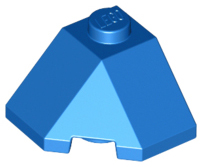 LEGO® los onderdeel Wig in kleur Blauw 13548