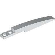 LEGO® los onderdeel Dakpan Gebogen in kleur Wit 85970