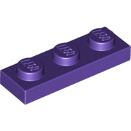 Plaatje in Gallery viewer laden, LEGO® los onderdeel Plaat Algemeen in kleur Donkerpaars 3623