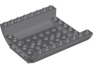 LEGO® Dakpan Gebogen Donker Blauwachtig Grijs 54091