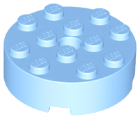 LEGO® los onderdeel Steen Rond Helder Lichtblauw 87081