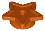 LEGO® los onderdeel Plaat Rond in kleur Donker Oranje 11609