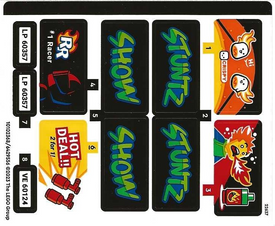 LEGO® stickervel set 60357-1 Stunt Truck & Ring of Fire Challenge