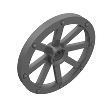 Plaatje in Gallery viewer laden, LEGO® los onderdeel Wiel in kleur Parel Donkergrijs 4489b