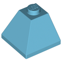 Plaatje in Gallery viewer laden, LEGO® los onderdeel Dakpan Algemeen Medium Azuurblauw 3045