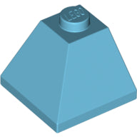 Plaatje in Gallery viewer laden, LEGO® los onderdeel Dakpan Algemeen Medium Azuurblauw 3045