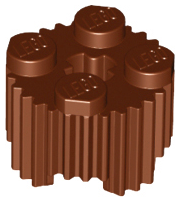 LEGO® los onderdeel Steen Rond Roodachtig Bruin 92947