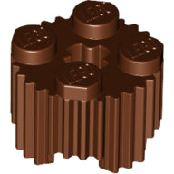 Plaatje in Gallery viewer laden, LEGO® los onderdeel Steen Rond Roodachtig Bruin 92947