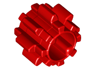 Plaatje in Gallery viewer laden, LEGO® los onderdeel Technische Tandwiel in kleur Rood 11955
